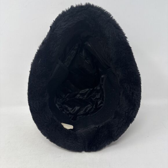 VTG Faux Fur Bavarian Fedora Hat Mens Sz L Tryolean Band w/Medallion Ear Flaps - Picture 9 of 12